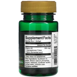 Swanson - Vitamin K2 MK-7 200 mcg - 30 kapsułek